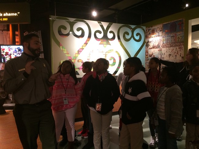 Ranger guides students