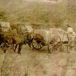 Historic Image of Wagon Train