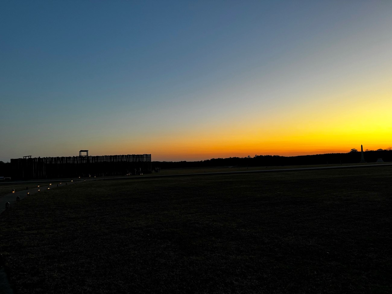 Sunset on the Historic Prison Site