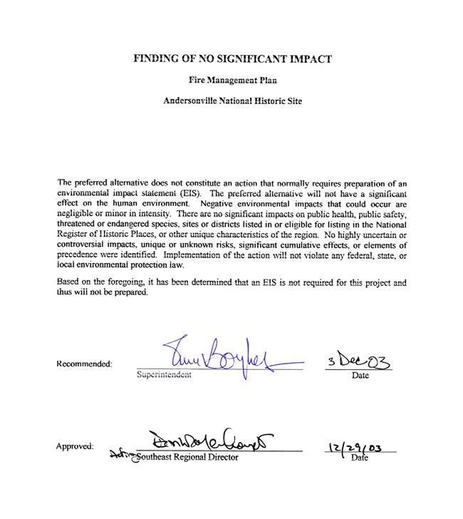 Fire Management Plan