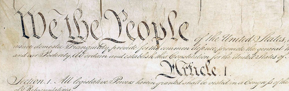 A section of the U.S. Constitution