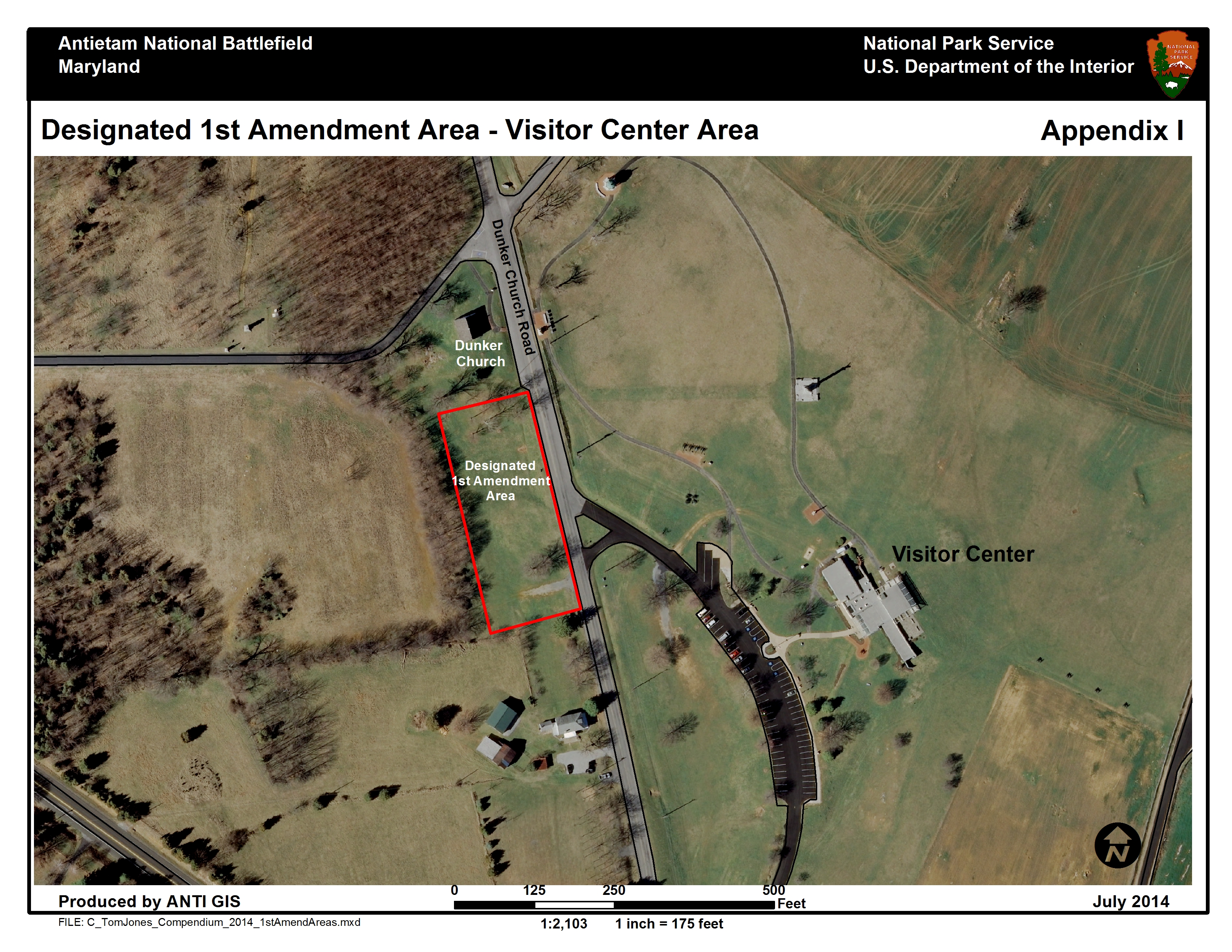 map of visitor center