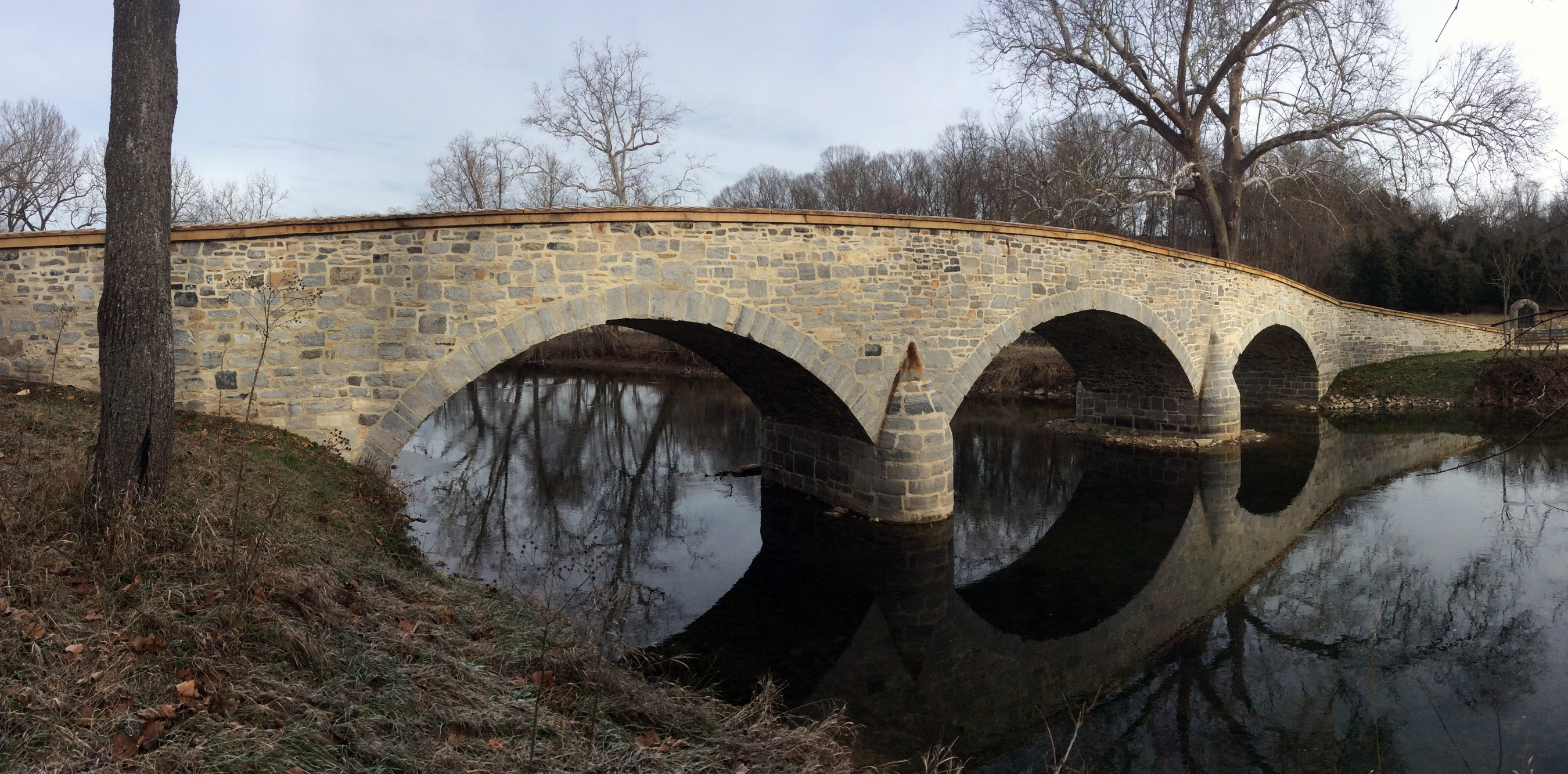 Photograph of the historic Burnside Bridge