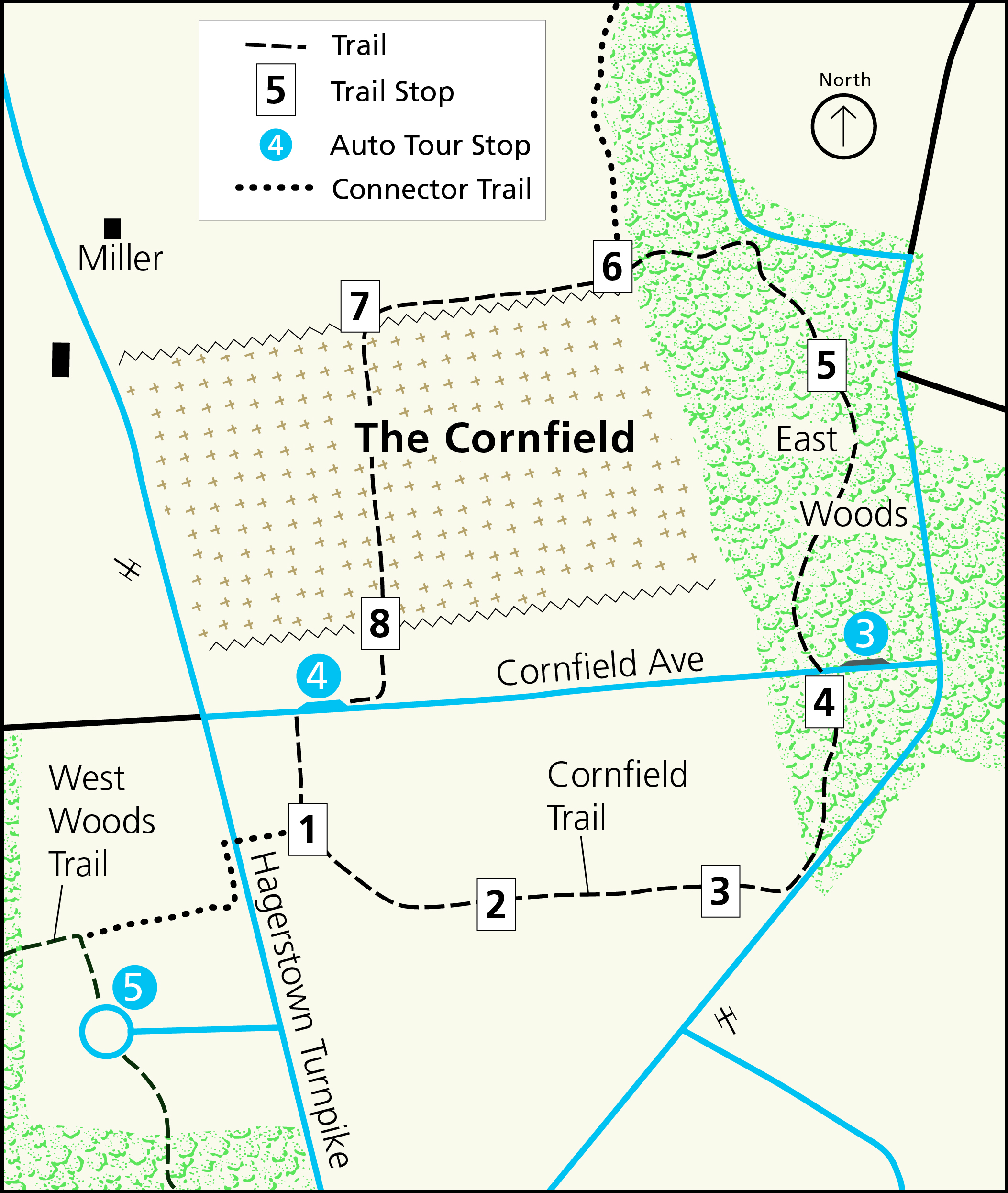 Cornfield Trail Map 2021
