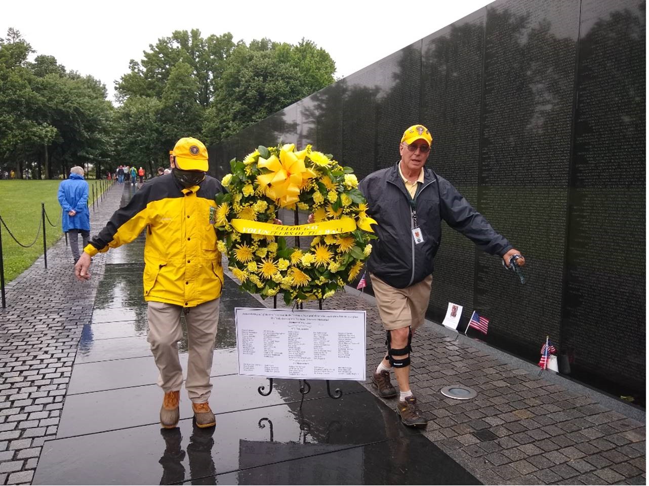 Memorial Day Wreath at Vietnam Veterans Memorial