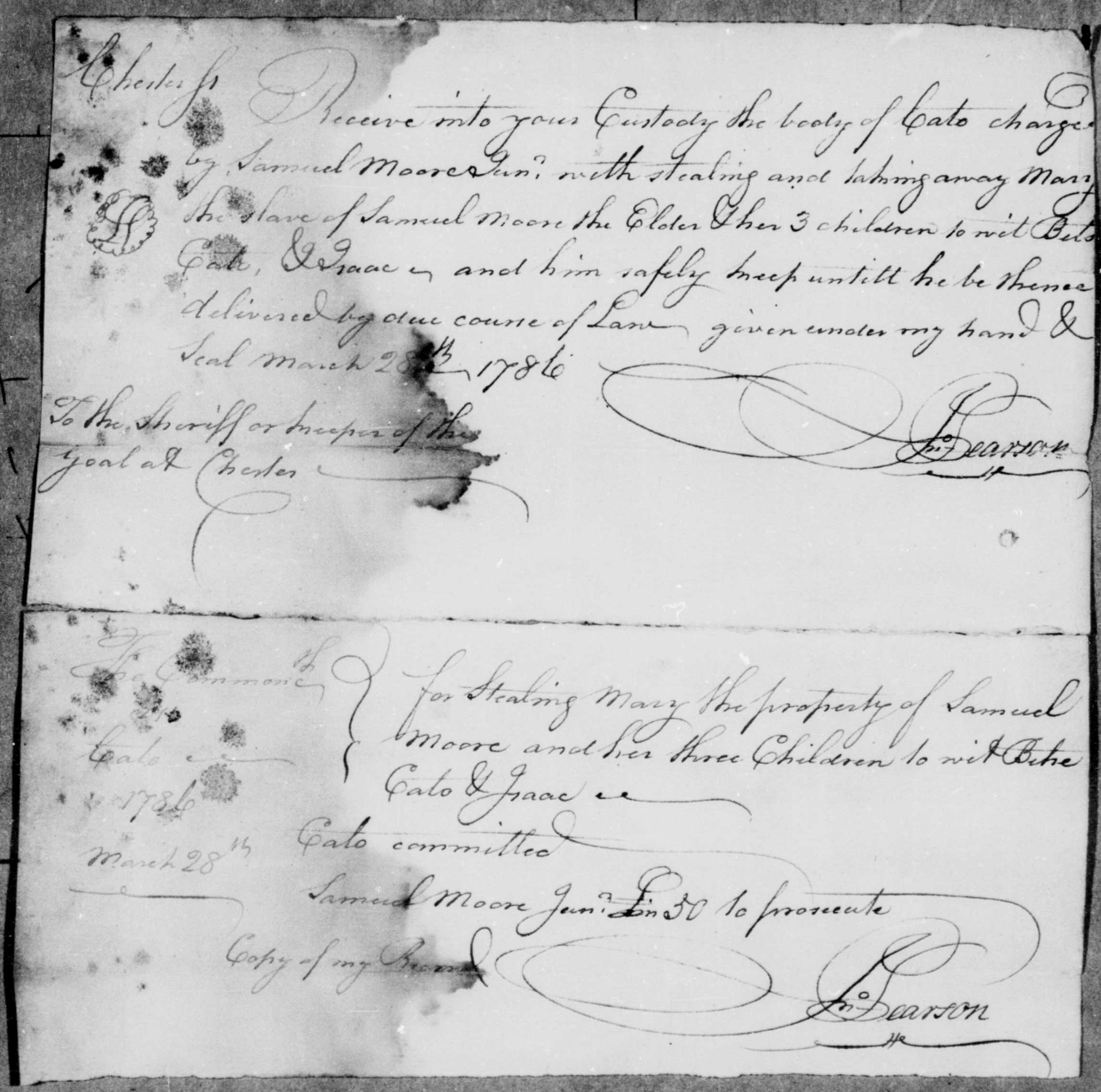 Dark ink handwriting on white paper.