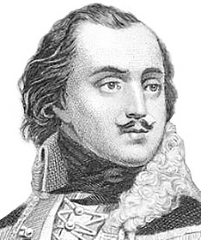 Brigadier General Count Casimir Pulaski, Continental Army calvary commander.