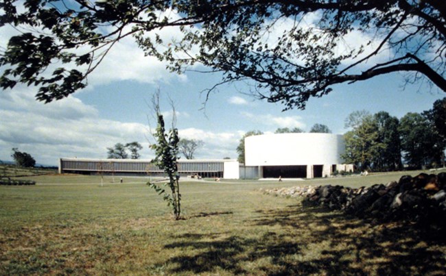 Approach from parking area.