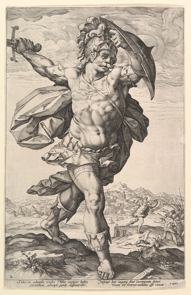Horatius Cocles, from the series The Roman Heroes