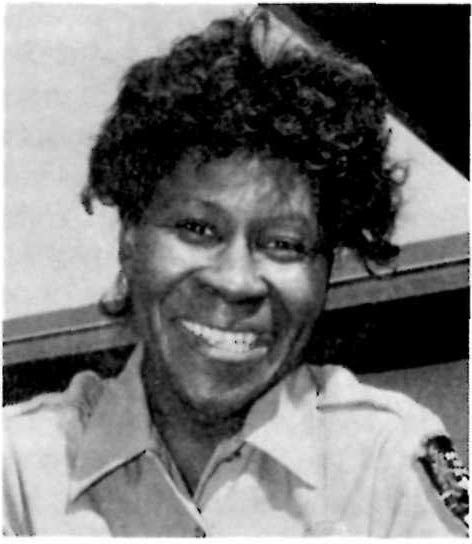 Portrait of Robin White wearing her NPS uniform.