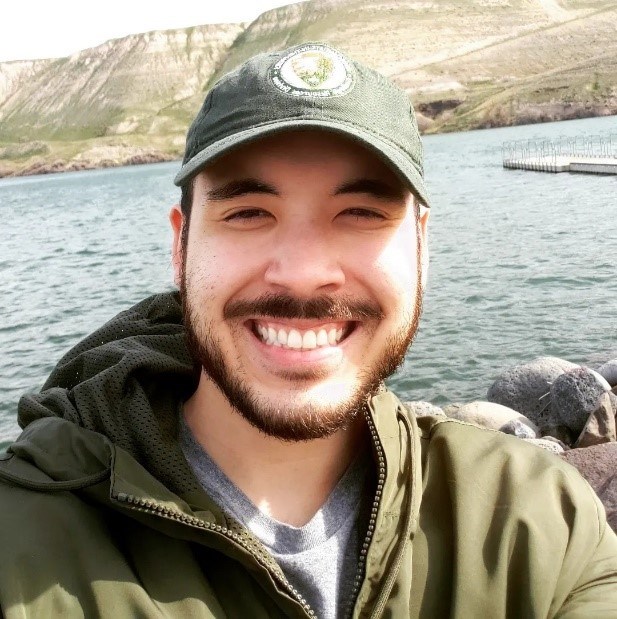 Alexander Kim out by the water