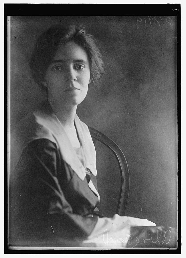 Alice Paul, Seated, 1918. Library of Congress