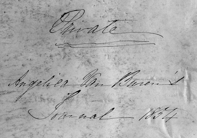 Angelica's signature and the word "private"