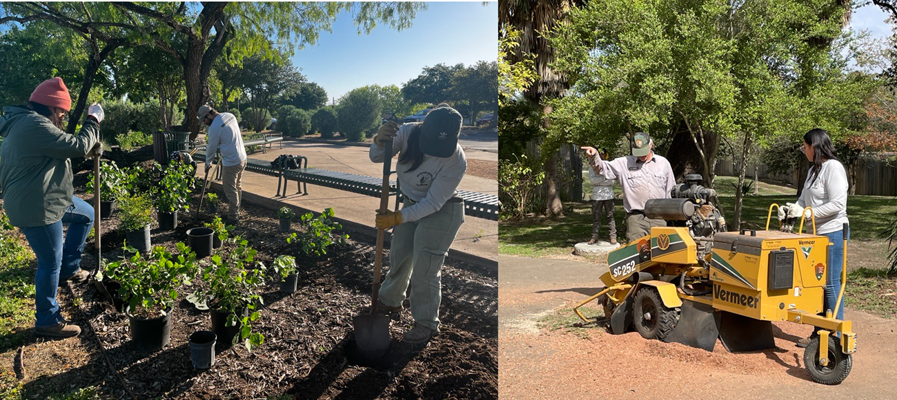 CLA landscaping work