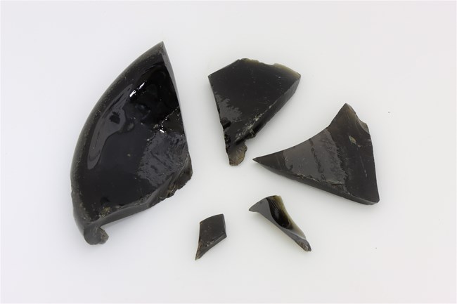 Shard of black glass