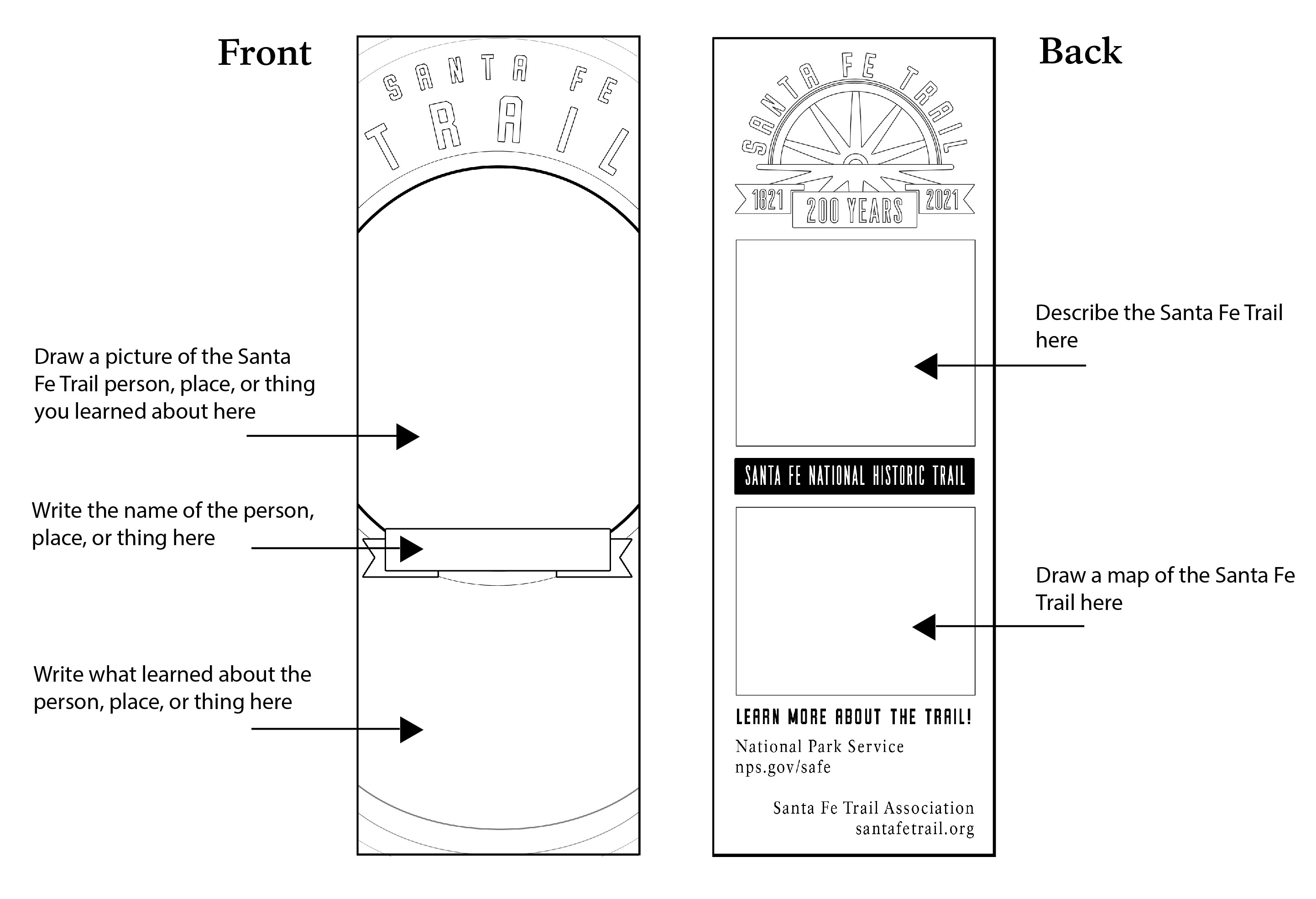 Image of activity instructions.  Accessible instructions included below.