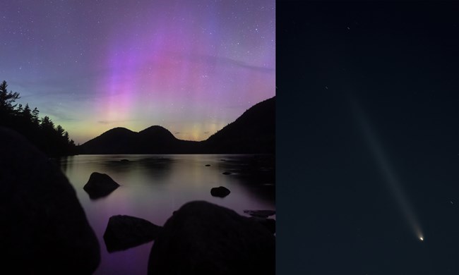 Aurora Borealis & Comet Tsuchinshan-ATLAS