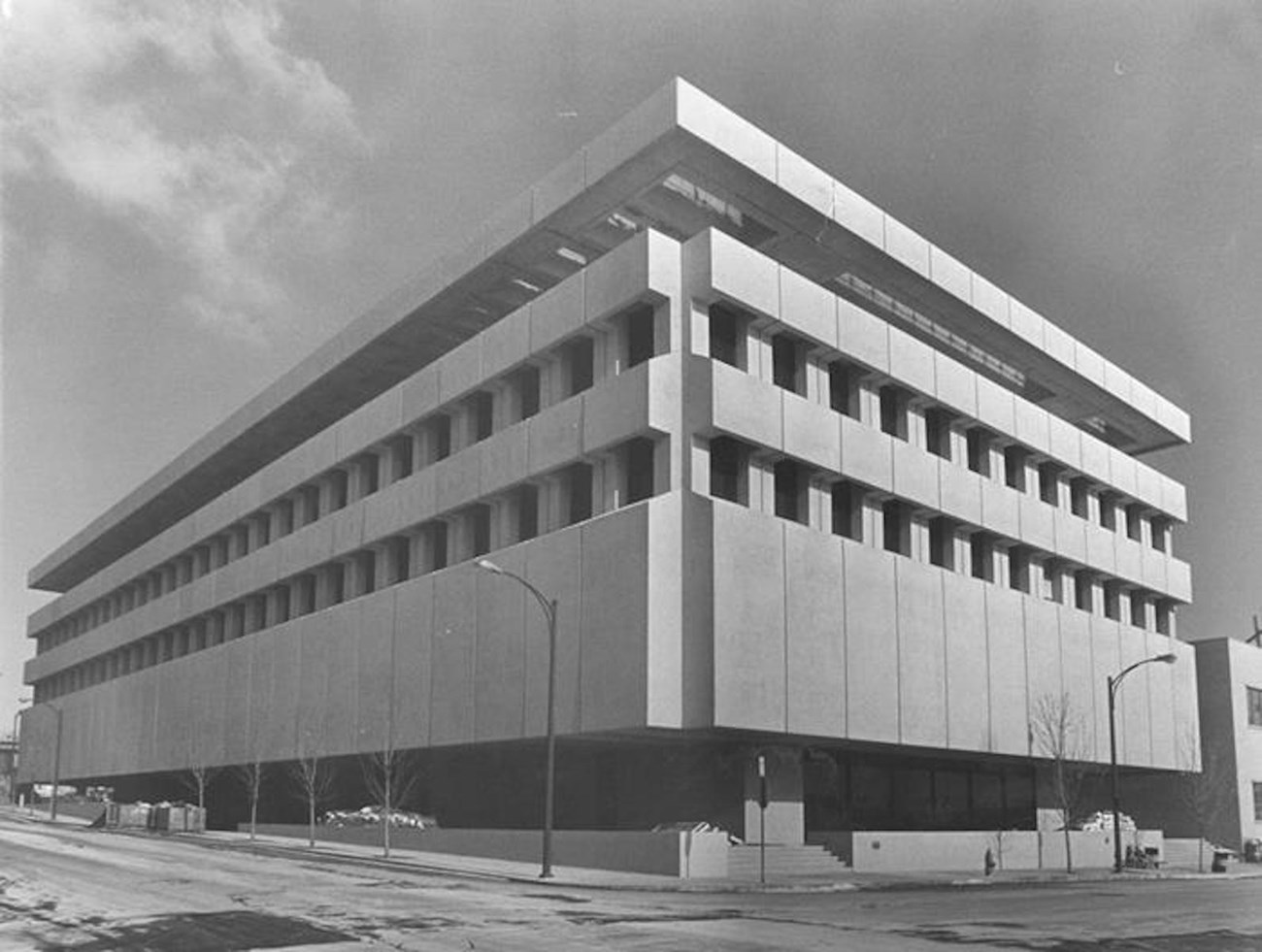 The Buffalo Evening News Building, Edward Durell Stone