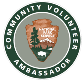 The official logo of the Community Volunteer Ambassador program.
