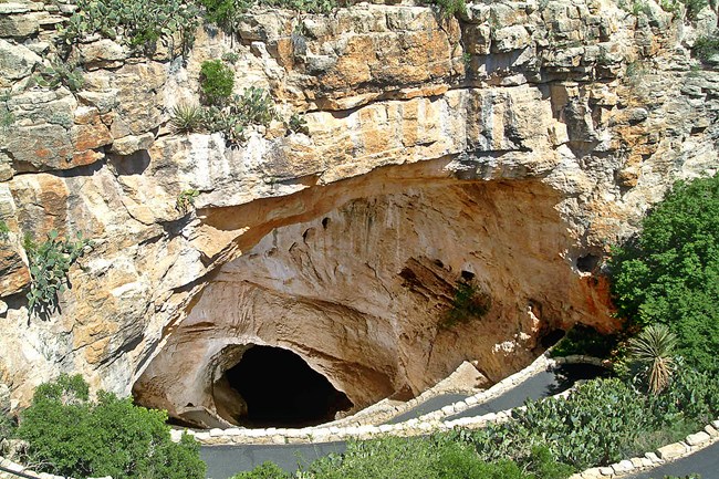 Entrance to a cave. NPS photo.