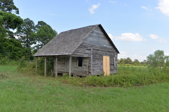 Slave cabin along the Cane River in Natchitoches.