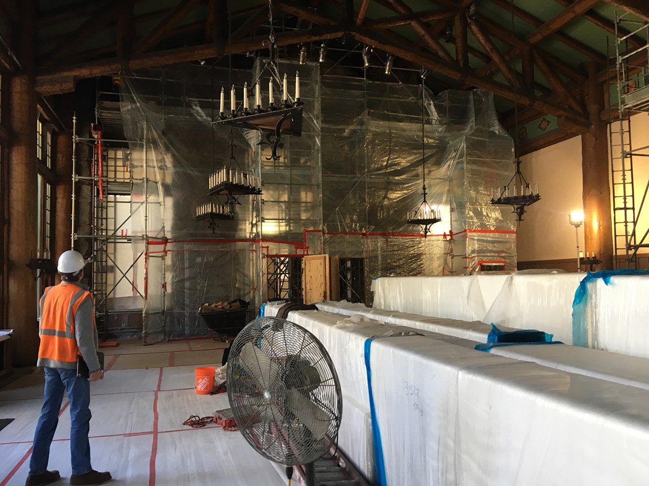 Interior of the dining room.