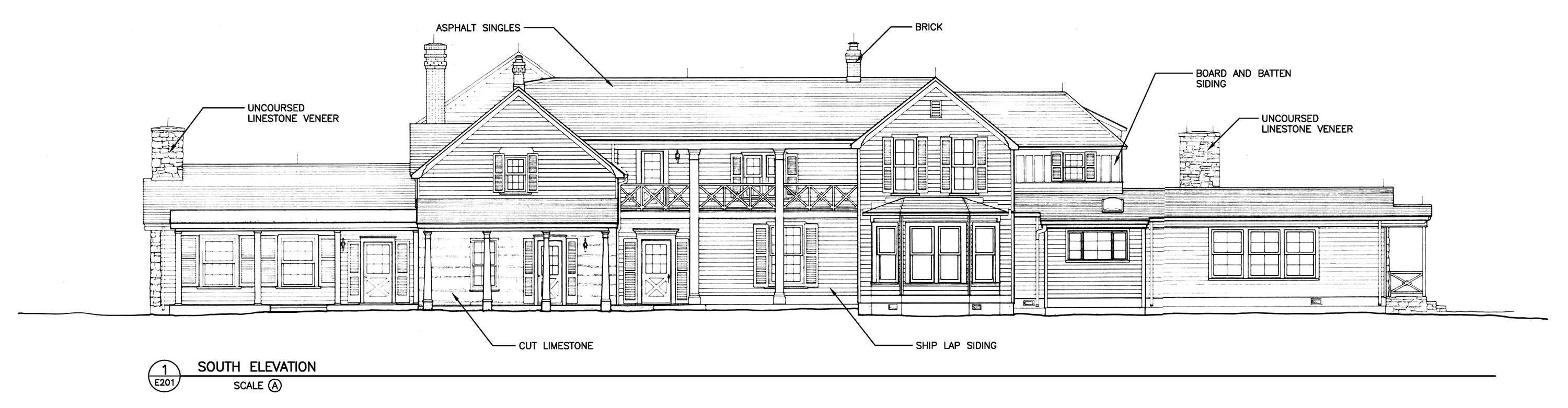 Texas White House architectural drawing