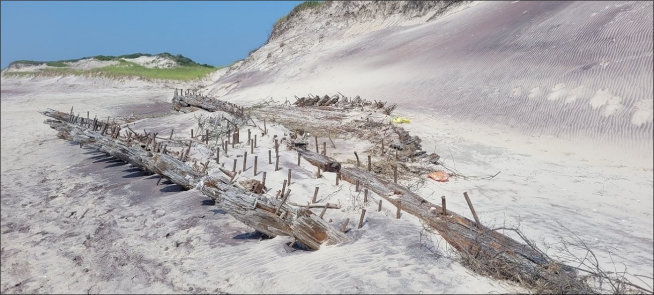 Bessie White shipwreck before Hurricane Henri
