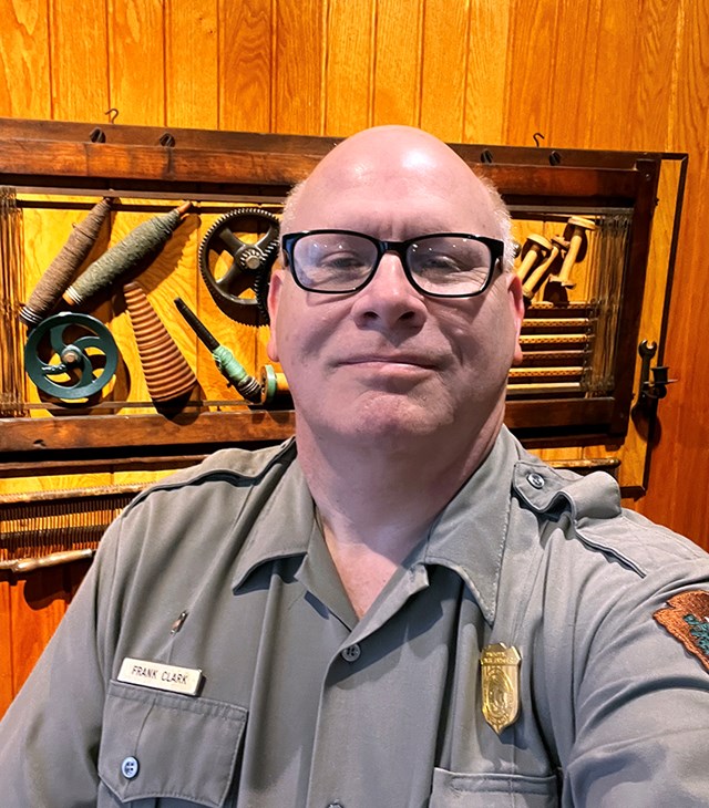 Frank Clark is a Park Ranger at Lowell National HIstorical Park