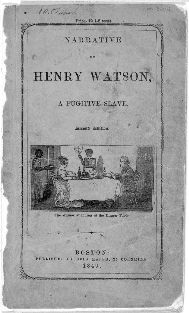 Henry Watson a Fugitive slave pamphlet