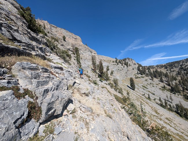 Hiking to cave GB photo