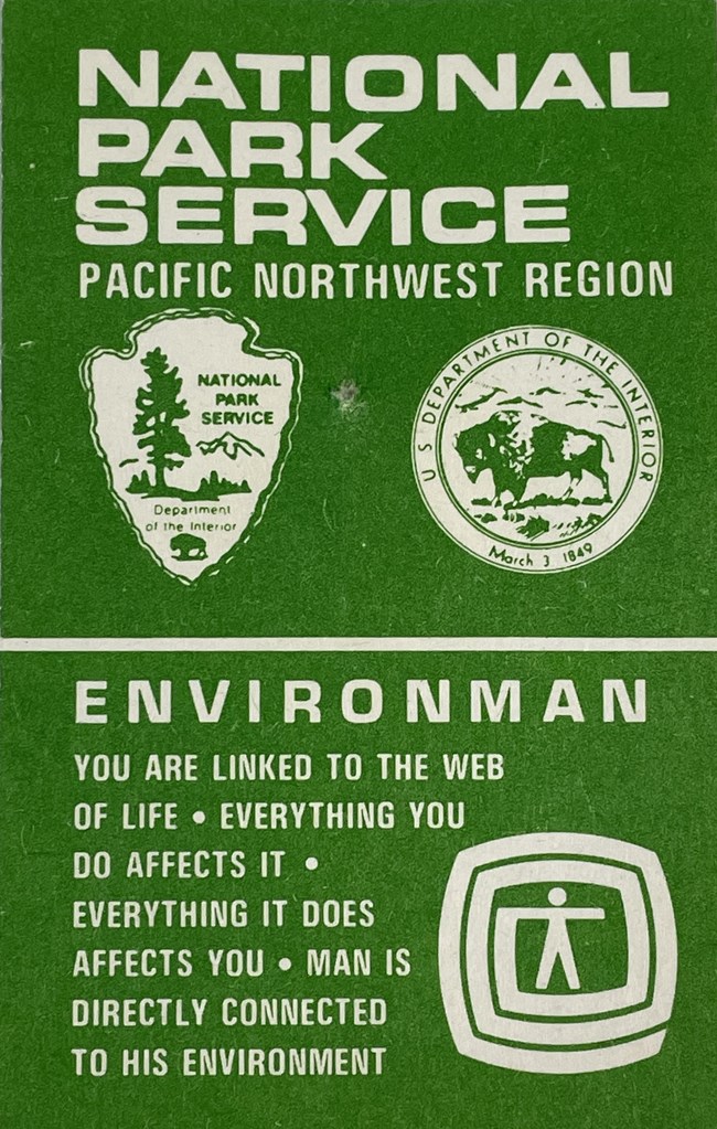 Green card adverting the NEED program