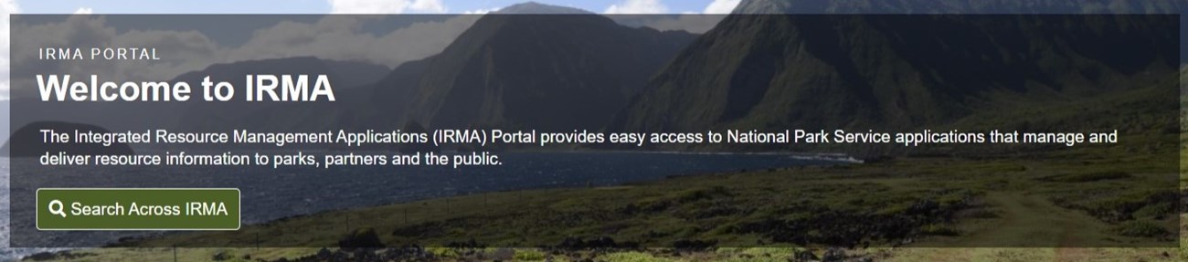 Screenshot of IRMA cover page