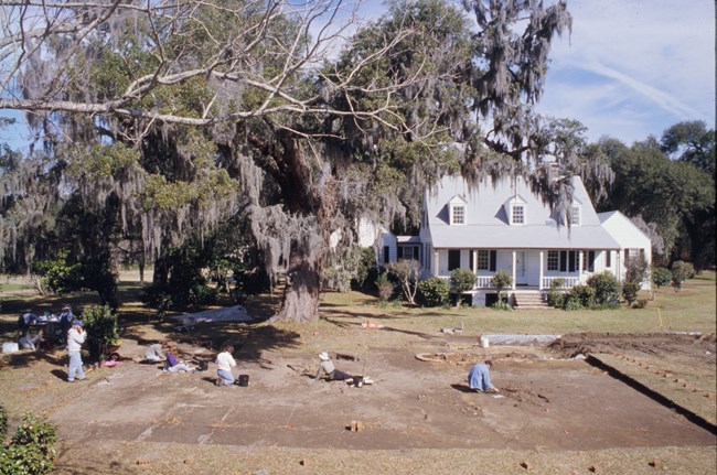 Archeologist at work