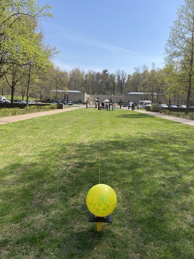 Scale Model of Postion of Sun Moon and Earth