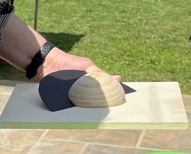 Hand-held Model Demonstrating the Ascending and Descending Ecliptic Plane