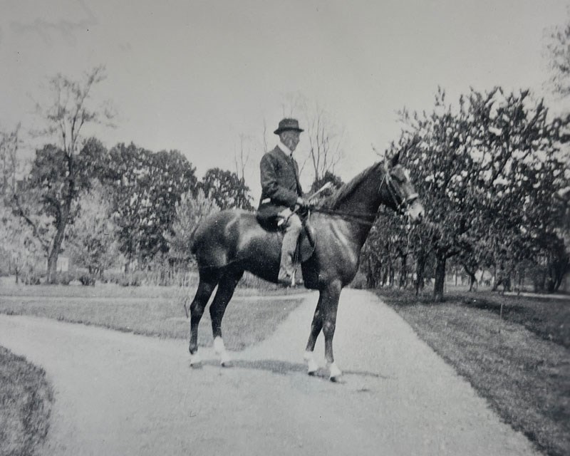 James Roosevelt on Horseback