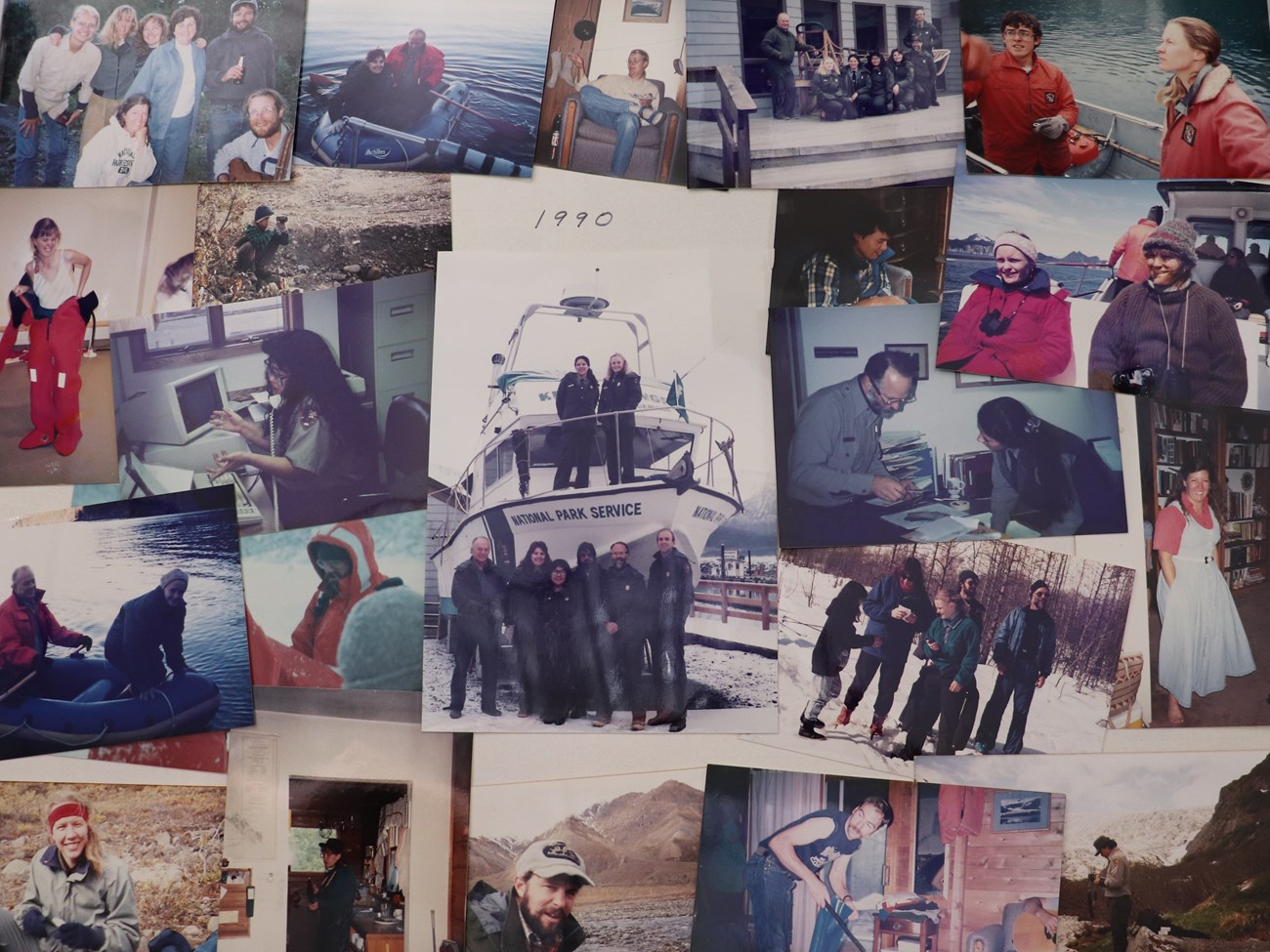 Collage of photos of rangers in and out of uniform