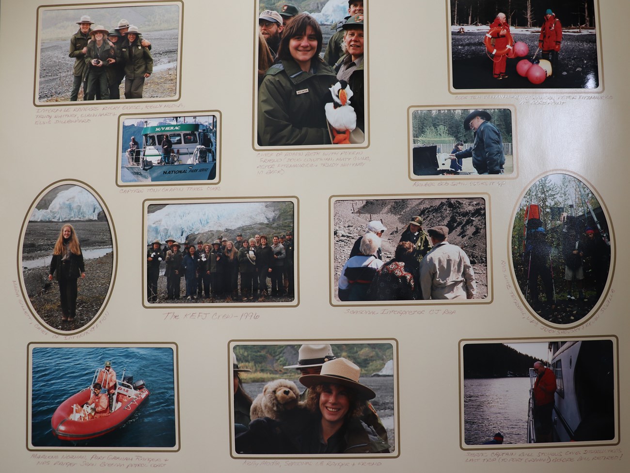 Collage of photos of rangers in and out of uniform