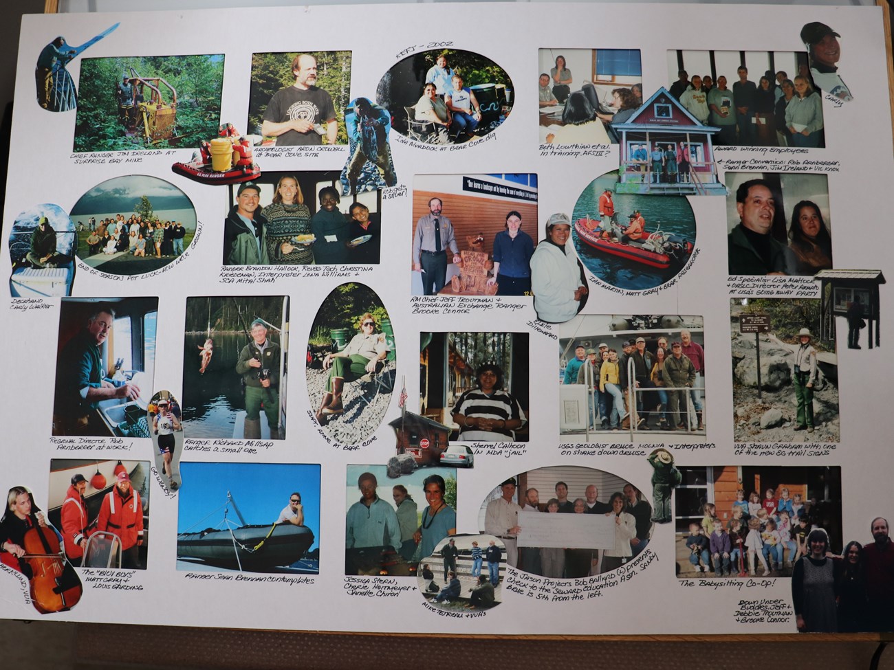 Collage of photos of rangers in and out of uniform