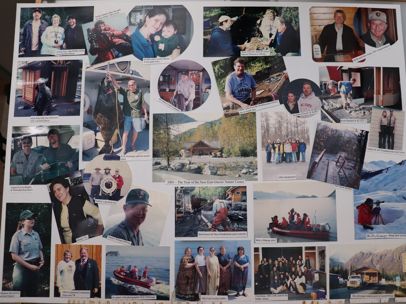 Collage of photos of rangers in and out of uniform