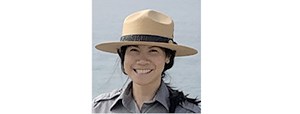 Smiling woman in NPS hat and uniform