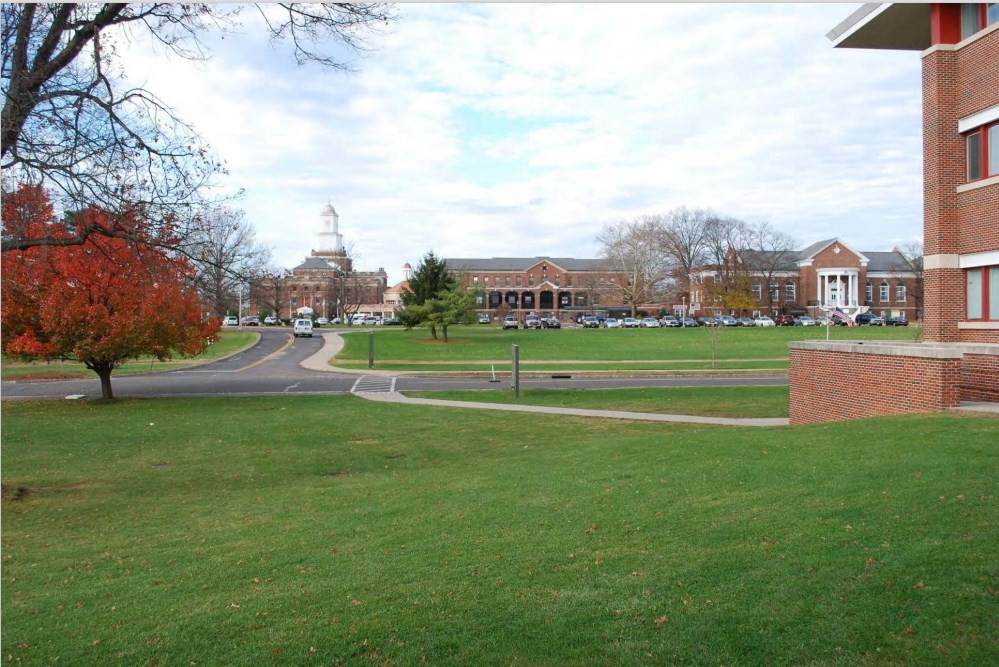 Color photograph of the Lyons Veterans Administration Hospital Complex.