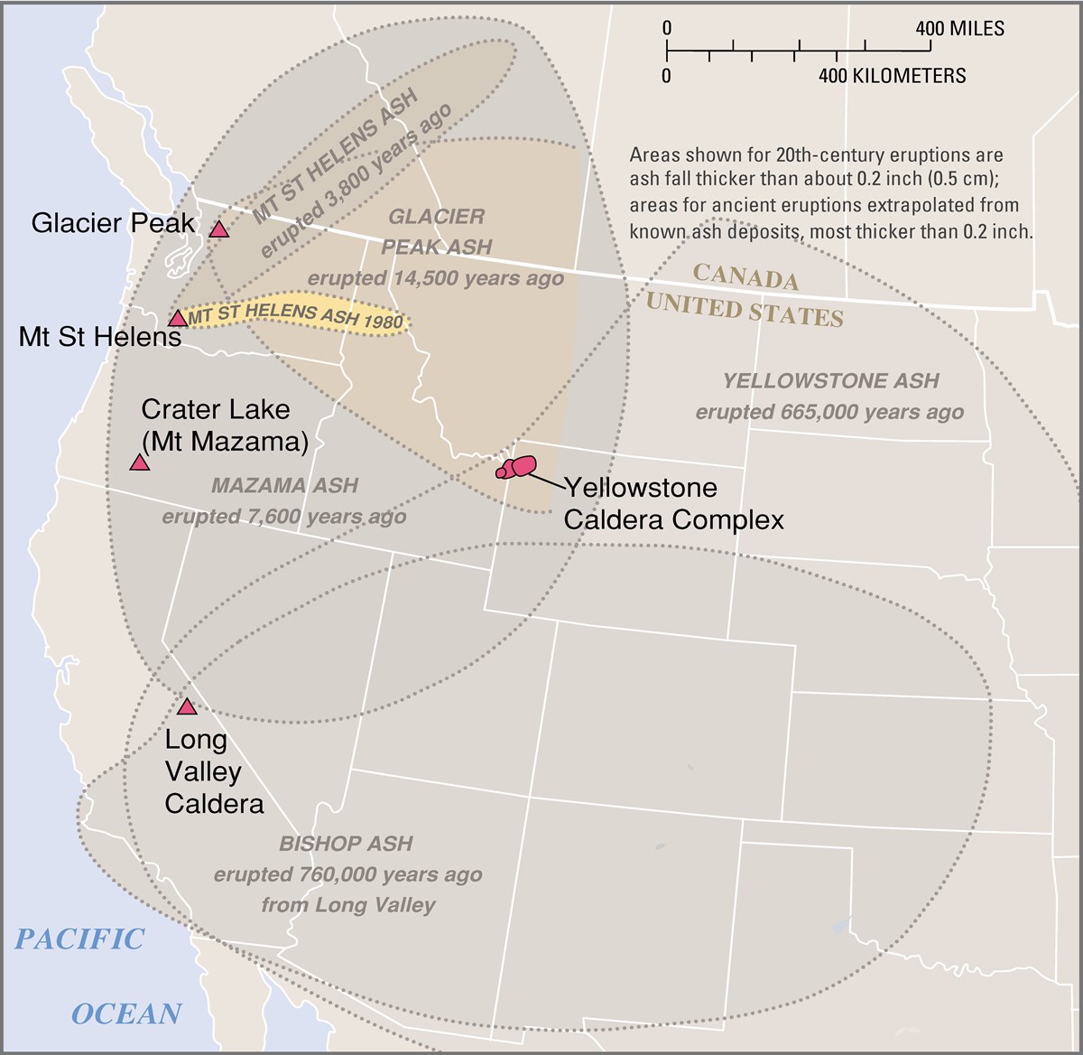 Volcanic Ash, Tephra Fall, and Fallout Deposits (U.S. National Park ...