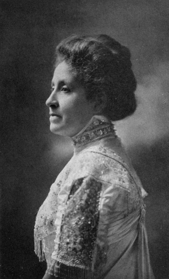 black and white profile portrait of Mary Church Terrell. LOC