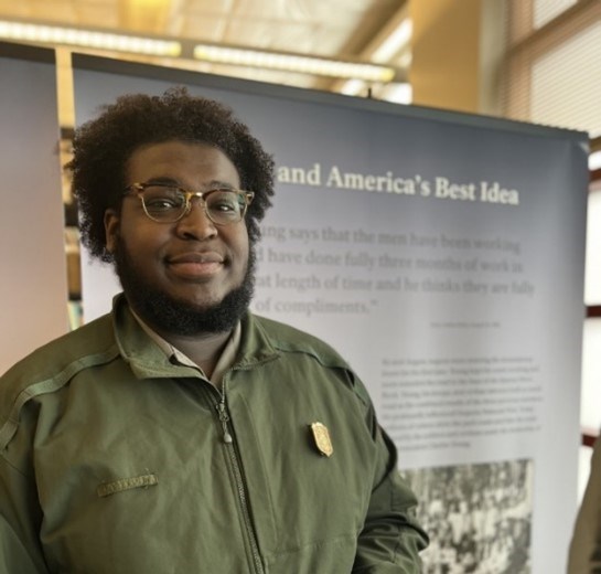 Mykel King at Charles Young Buffalo Soldiers National Monument