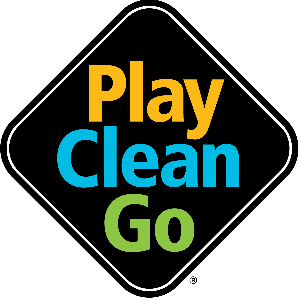 logo for play clean go.