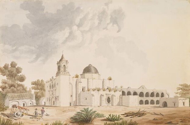 Painting of Mission San José by Edward Everett