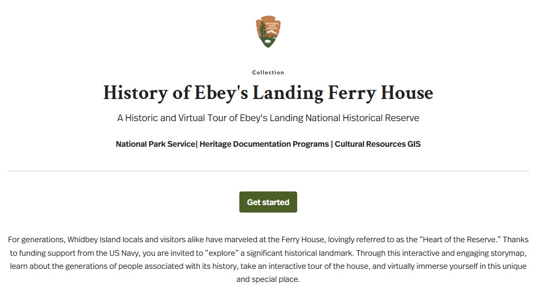A history of the Ferry House StoryMap Collection