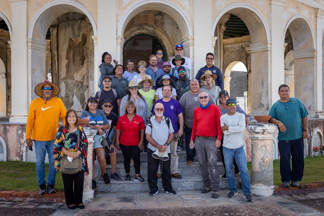 Group Photo in San Juan Cemetery